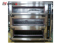 Stainless steel Comercial Microcomputer Three Deck Six Trays Electric Bakery Oven