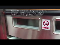 Three Deck Nine Trays Gas Deck Oven Independent Temperature Control