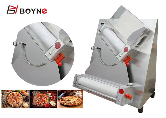 106rpm Pizza Dough Press Machine Stainless Steel 30cm Dough Roller