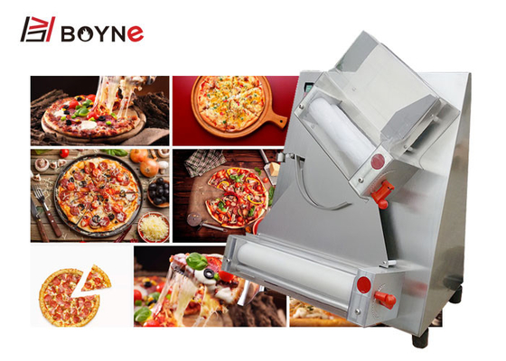 106rpm Pizza Dough Press Machine Stainless Steel 30cm Dough Roller