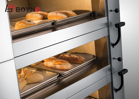 4 Deck 8 Trays Bakery Deck Oven 22.2kw Electric Bread Oven