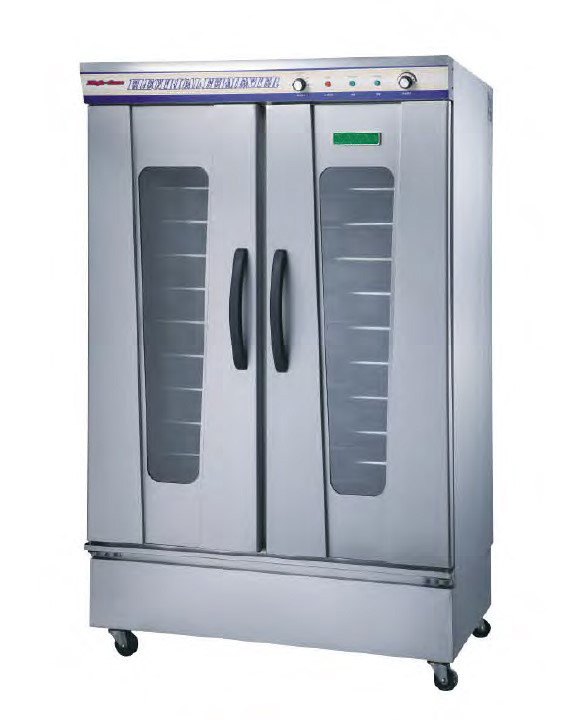 Mesin Proofing Roti Komersial, Proofer Roti Industri Listrik Dua Pintu